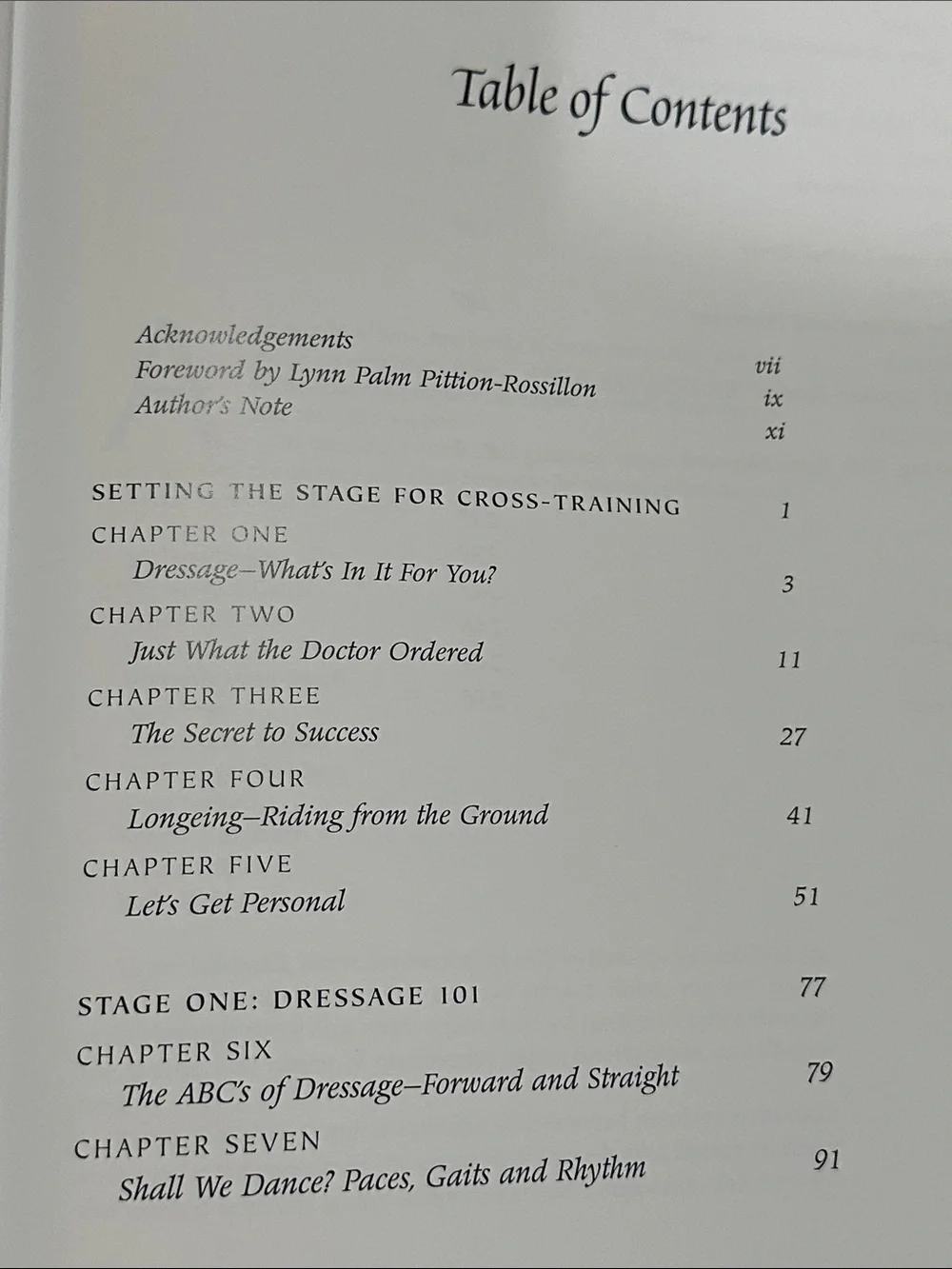 Cross-Train Your Horse Book One by Jane Savoie Cross-training Dressage Hardcover